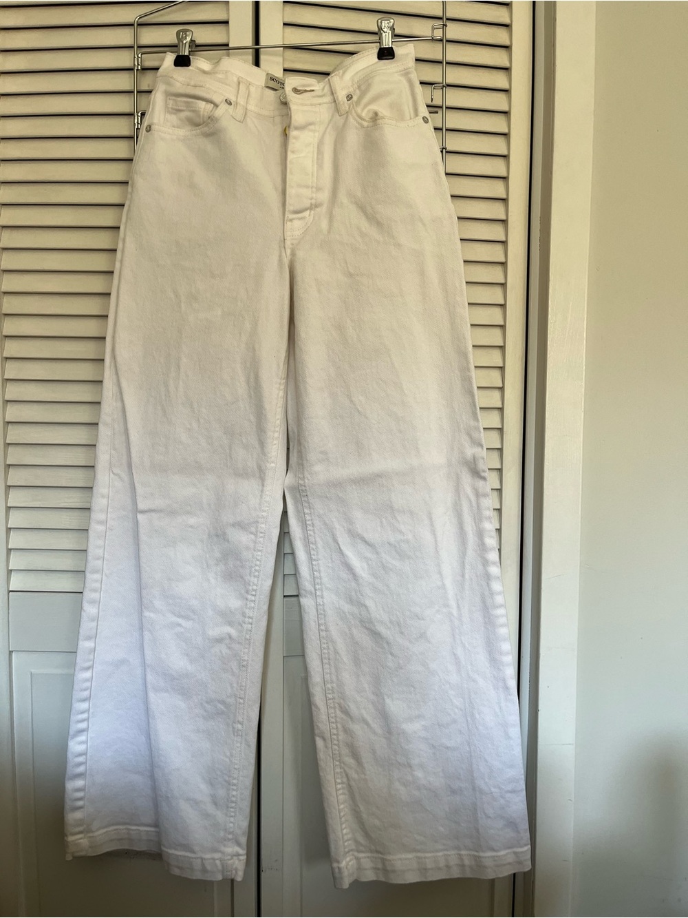 Scotch & Soda Jeans | The Wave White Wide-Leg Women’s Jeans